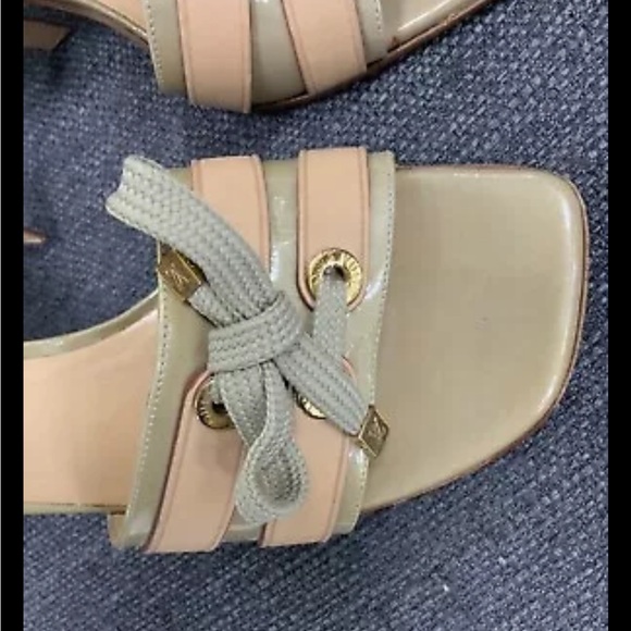 Authentic Louis Vuitton Open Toe Heels - Picture 3 of 4